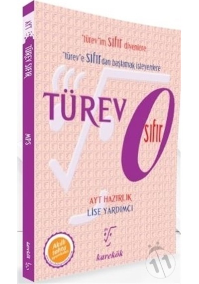 Karekök Yayınları Ayt Türev Sıfır