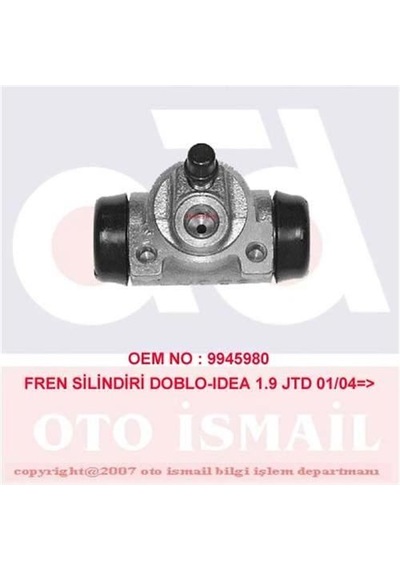 CIFAM 101-442 FREN SİLİNDİRİ DOBLO 01- IDEA 04- PANDA 03- PUNTO 9