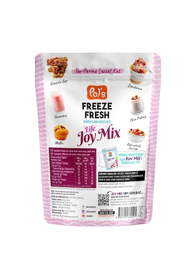 Pol's Freeze Fresh Dondurularak Kurutulmuş Joy Mix 20 G 20 G