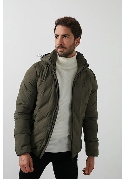 Lumberjack Erkek Mont Henry Coat 2Sn17 462192 Haki