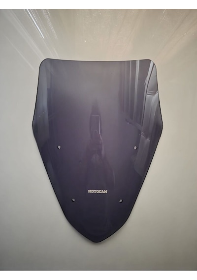 Motocam Arora Max T Ön Cam 2022-2026 Model 43cm Füme Renkli 4mm Sportif