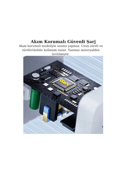 120w Turbo Ultra Hızlı Akım Korumalı Şarj Aleti Usb- Type-c Kablo Ve Adaptör Şarj Seti