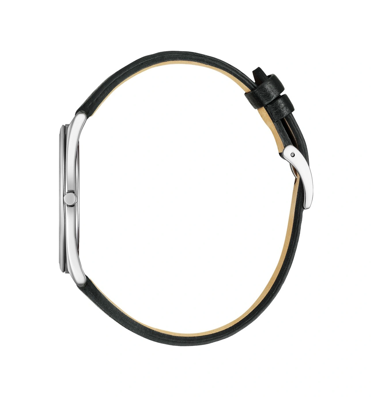 Citizen Ar3120-16a Eko-drive Safir Camlı Deri Kordon Çelik Kasa Siyah Renk Erkek Kol Saati Metalik