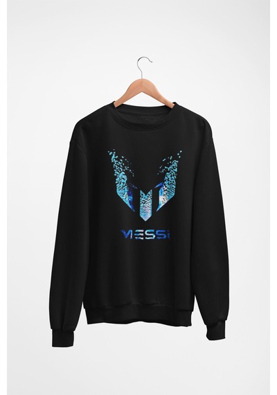 Magors Stıl-x Messi Baskılı Erkek Çocuk Sweatshırt Siyah-7