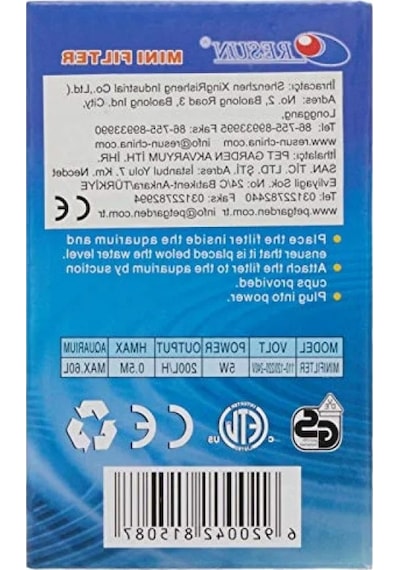 Mini Akvaryum Filtre Cihazı