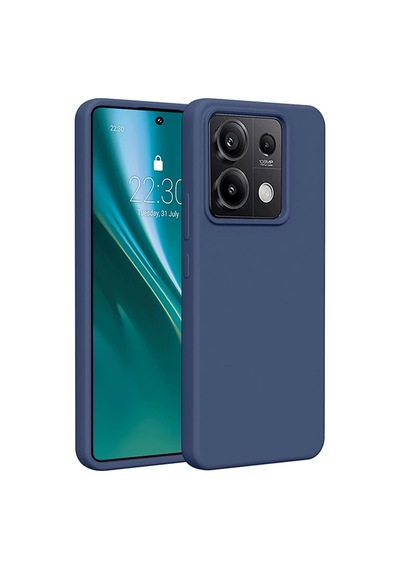 Xiaomi Redmi Note 13 Pro 4g Kılıf First Silikon - Lacivert 0.2M-Çok Renkli