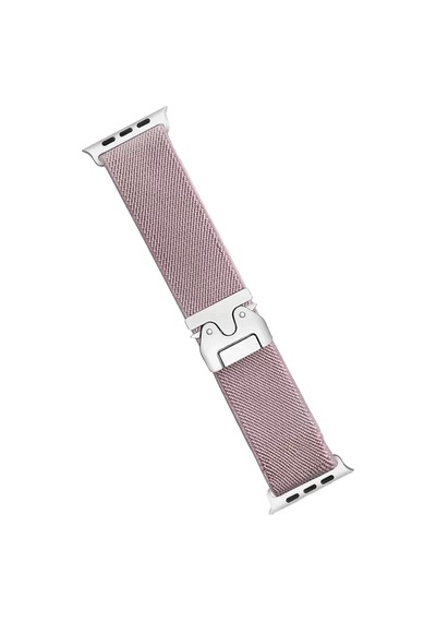 Newface Apple Watch Uyumlu  42mm Forest Kumaş Kordon - Lila Diğer