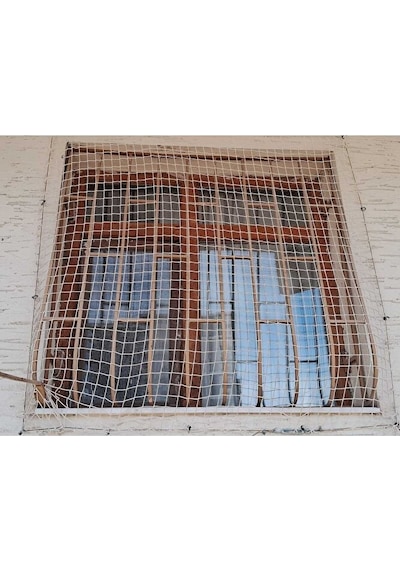 3mm Çocuk Güvenlik Ağı Balkon Filesi 2,50 X 8 Metre Kalın Kedi Fi