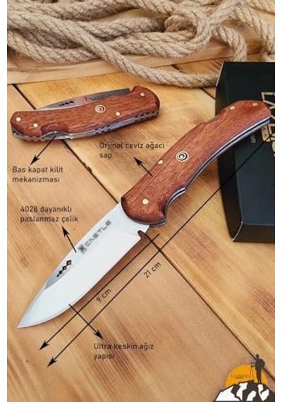 Ceviz Sap Çakı Kamp Çakısı Outdoor Piknik Çakısı Bahçe Çakısı Mutfak Bıçak Bıçağı Çkx08