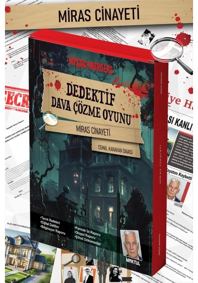 Techmrt Miras Cinayeti Dedektif Dava Çözme Oyunu-renkli