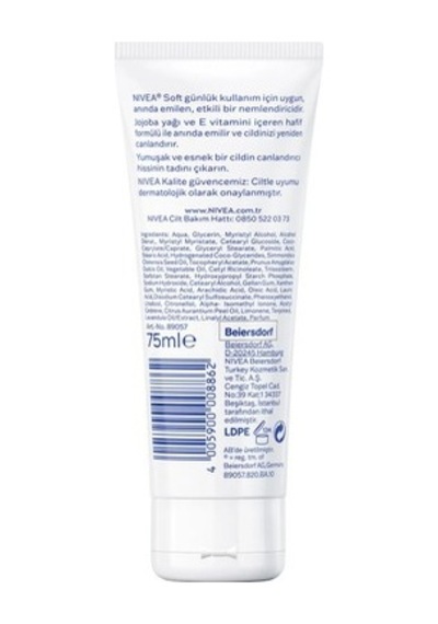75ml Nemlendirici El Bakım Kremi, Jojoba Yağı Ve E Vitamini
