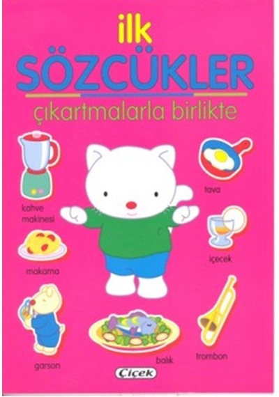 İlk Sözcükler - Çıkartmalarla Birlikte Pembe