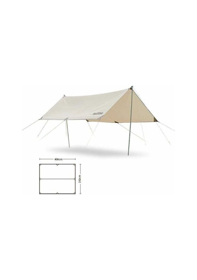Naturehike Tarp Tente Güneşlik Bej Pol Dahil 3x4m Bej