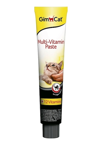 Gimcat Kediler İçin Multi-vitamin, 100 G, Keten Tohumu Yağı Omega-3 Yağ Asitleri, Dha Ve Epa'n