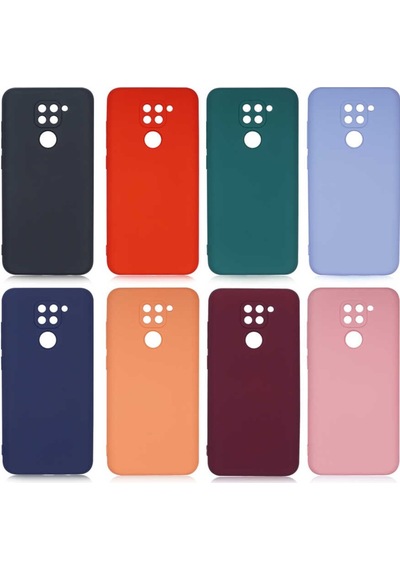 Xiaomi Redmi Note 9 Kılıf Zore Mara Lansman Kapak-Pembe Açık