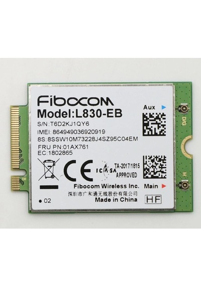 Fibocom Wireless L830-eb M.2 Kart Hücresel Lte Kablosuz Modülü Thinkpad Uyumlu