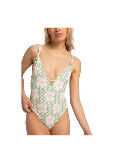 Roxy Roxy Hibiscus Daze One Piece Kadın Mayo Ghz5 Çok Renkli