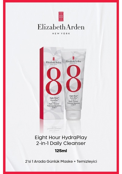 Elizabeth Arden Eight Hour HydraPlay™ 2’si 1 Arada Yüz Temizleme Jeli 125 ML