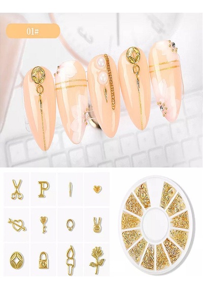 Metal Nail Art Tırnak Süsü F693-01