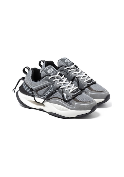 Suede Grey/tec Grey Sneaker Günlük Erkek Diğer 29214/cp F Bkku Bikkembergs Shoes Suede Grey/tech Gri
