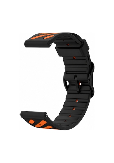Samsung Galaxy Watch 8 40mm / 44mm / 46mm Classic Uyumlu Çift Renkli Silikon Spor Kordon