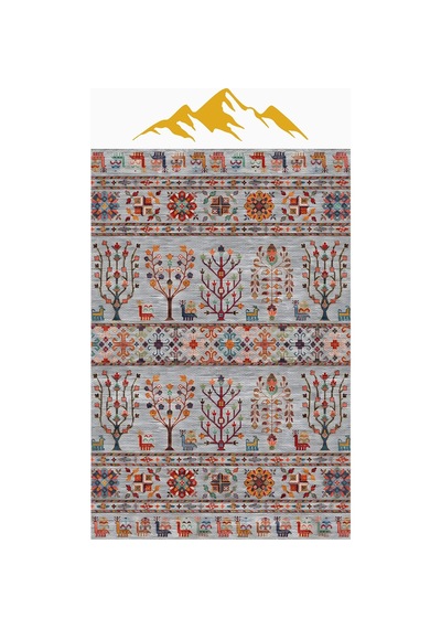 Modern Sisal Serisi Dijital Baskı Sisal Dokuma Halı Slh045 Renkli