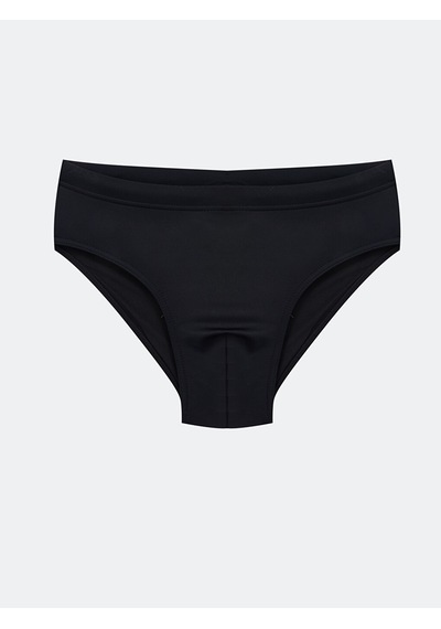 Lcw Swımwear Siyah Standart Kalıp Esnek Kumaştan Erkek Slip Mayo