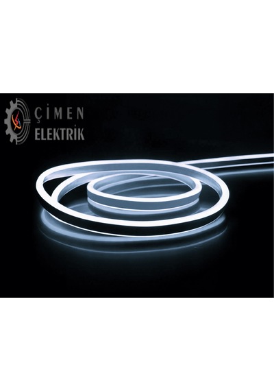 Neon Hortum Led 12v Beyaz Işık Ip65 Dış Mekan Bahçe Aydınlatma Şeridi 5 Metre Bx-316685 Diğer