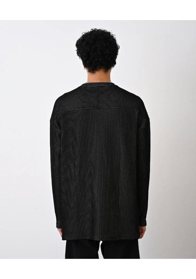 Cep Detaylı Oversize Sweatshirt Siyah