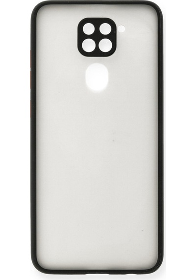 Xiaomi Redmi Note 9 İçin Uyumlu Buzlu Tasarım Renkli Tuş Mat Tasarım Sararmaz Kılıf