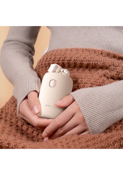 Benks NS03 Dijital Ekran El Isıtıcı Özellikli Aroma Kokulu Powerbank 15W 10000mAh BENKS-TA84714 Beyaz