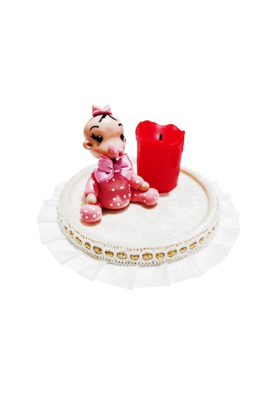 Biblo Bebek lik Pembe 12 Cm Lamba Beyaz - Pembe