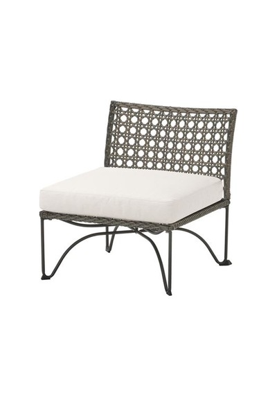 Ikea Jutholmen Tekli Bahçe Koltuğu, Koyu Gri, Oturma Minderi