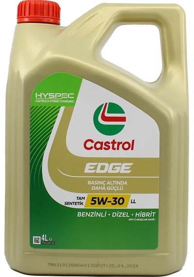 Castrol Edge 5W - 30 Ll Tam Sentetik Partiküllü Motor Yağı