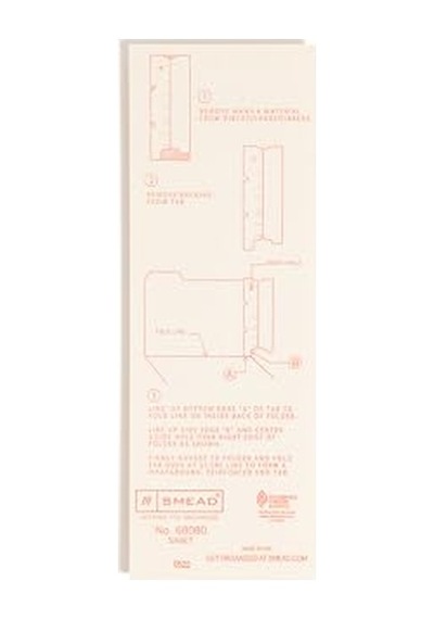 End Tab Converters For Folders, 3 1/4 X 9 1/4, Manila, 500/box