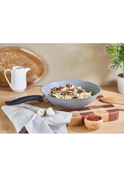 Falez Granit Tava 24 Cm Ve 28 Cm Wok Tava Granit