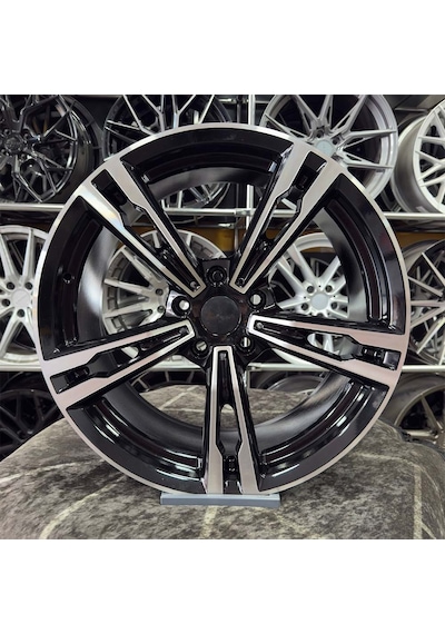 19 İnç 5x112 Bmw G20 G30 Siyah Elmas Kesim Jant Modeli 4 Adet