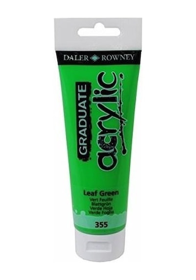 Daler Rowney Graduate Akrilik Boya 355 355 Leaf Green 120 ML