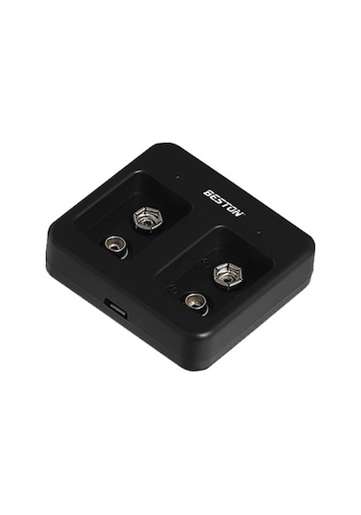 Beston 2li 9v Pil Şarj Cihazı USB Kablolu