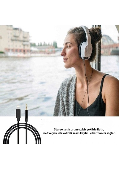 Eıma Em-02i Lightning To 3.5mm Aux Kablo Apple Uyumlu iPhone