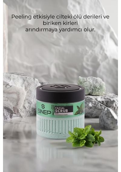 Sinep Pro-care Scrub Aydınlatıcı Ve Temizleyici Yüz Peelingi 400 Ml Nane Mint