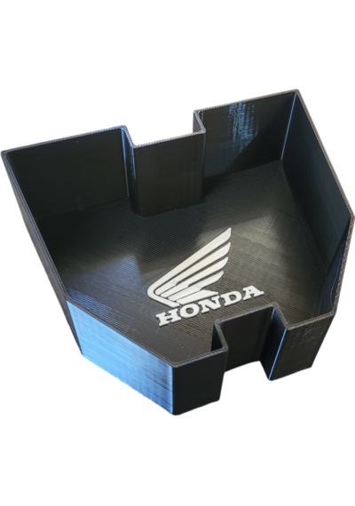 Honda Adv 350 Uyumlu Depo Kapağı Üstü Torpido Bagaj Honda Logolu Beyaz  - Siyah
