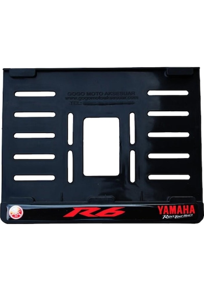Yamaha R6 Uyumlu 1 Plastik (15x24 Cm) Kırılmaz Plakalık