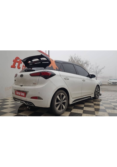 Hyundai İ20 Arka Tampon Eki (2015....)----fibersan Tuning