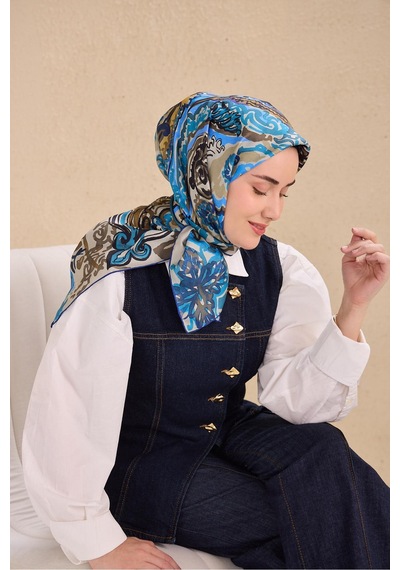 Silk Home Twill İpek Eşarp 11512-30 Haki