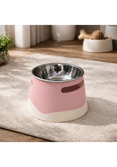 İsime Özel Yükseltilmiş Köpek Mama Kabı Paslanmaz Çelik Hazne, Ergonomik Tasarım
