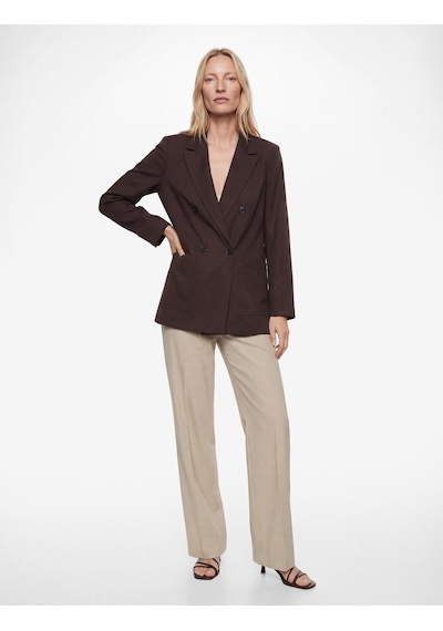 Koton Uzun Kollu Modal Cep Detaylı Düğmeli Kruvaze Yaka Blazer Ceket Kahverengi 6sak50110uw Kahve Koton Uzun Kollu Modal Cep Detaylı Düğmeli Kruvaze Yaka Blazer Ceket Kahverengi 6sak50110uw Kahve