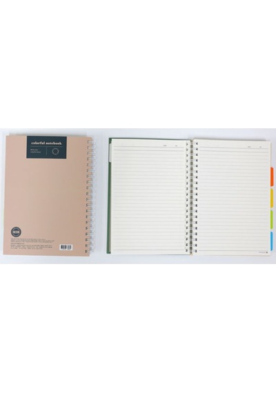 Morning Glory 8000 Çizgili Defter 26,2x19 Cm Mavi 11131-88897
