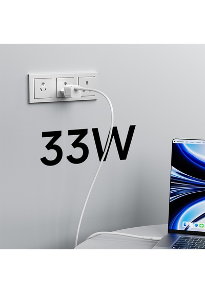 Wiwu Wi-g015 Cube Serisi Gan Tech Pd Hızlı Şarj Özellikli Mini Şarj Başlığı 33w Beyaz
