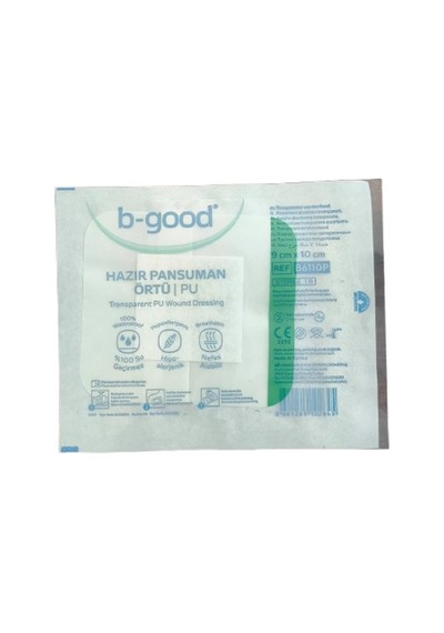 B Good Yara Örtüsü Şeffaf 9cm X 10 Cm Tekli